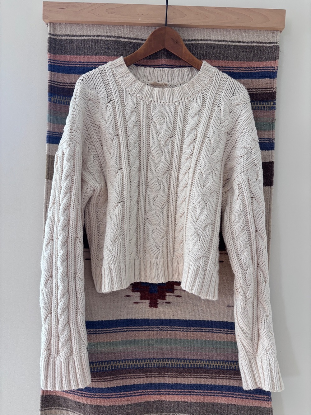 OZMA //Patti Cable-Knit Crewneck